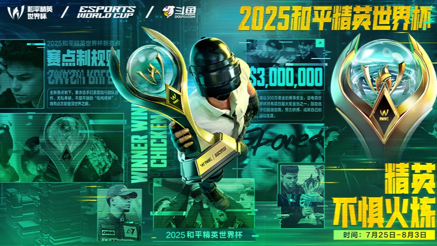 和平精英EWC 第一天第3局 4T WIN