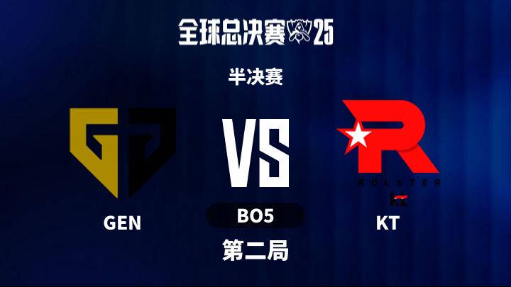 2025英雄联盟全球总决赛 半决赛-GENvsKT-1101 第2局