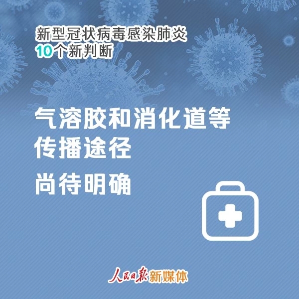 扩散周知！关于新型冠状病毒肺炎的10个最新判断