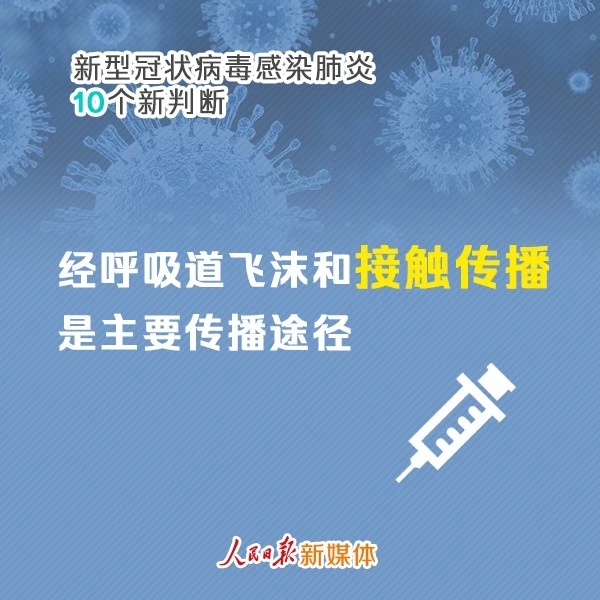 扩散周知！关于新型冠状病毒肺炎的10个最新判断