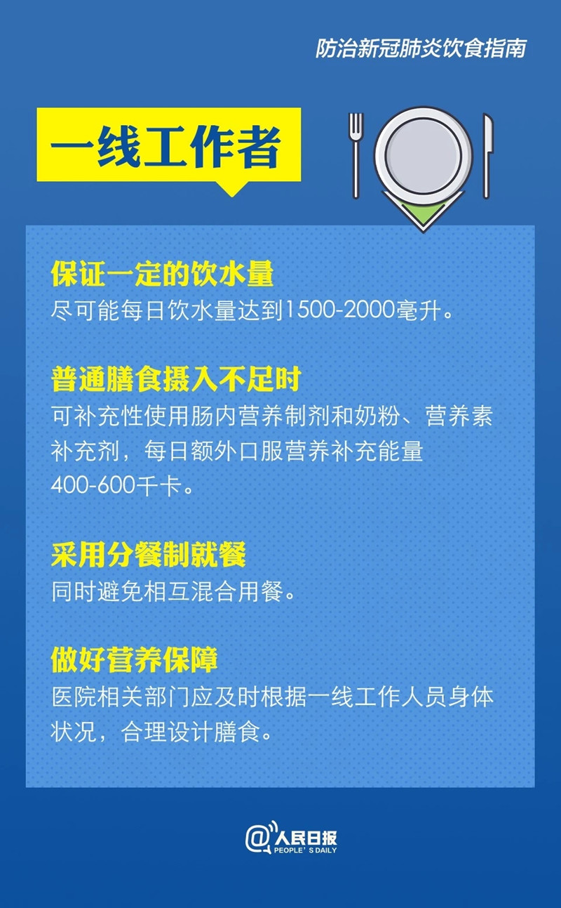 防治新冠肺炎怎么吃？卫健委膳食指南来了！