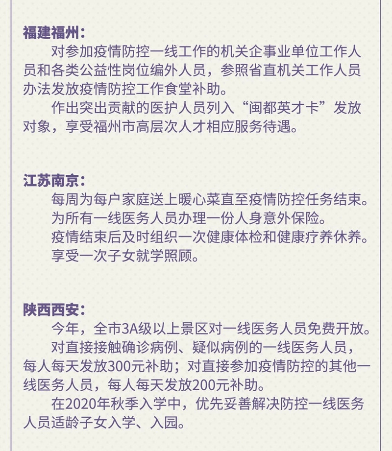 一线医务人员请查收！这些保障措施你们当之无愧