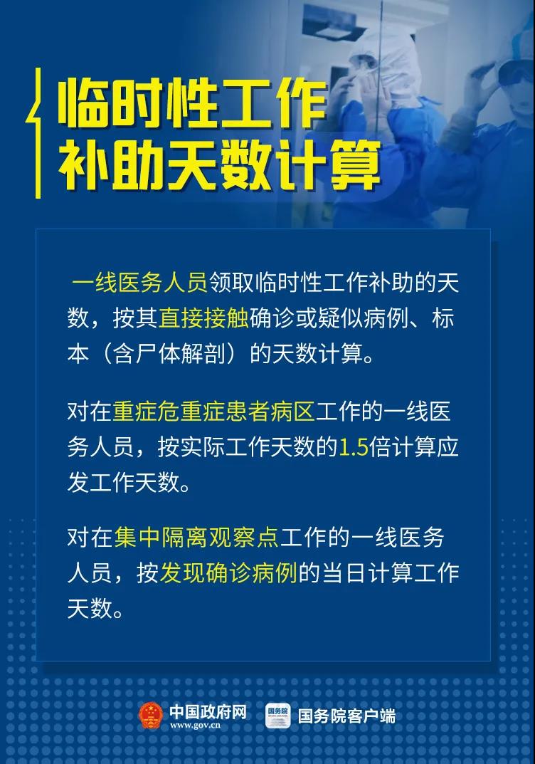 哪些医务人员算“一线”？补助按什么标准发？国家明确了！