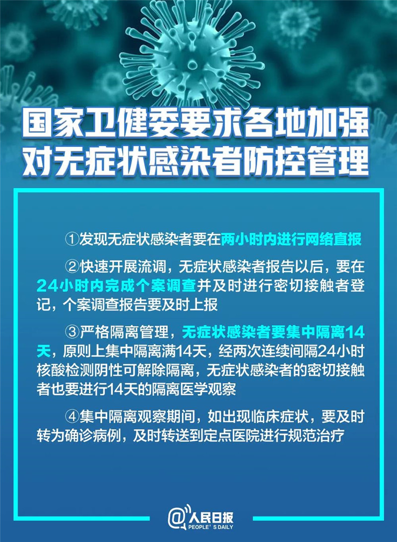 无症状感染者有传染性吗？为何不纳入确诊？这条微信说清楚了