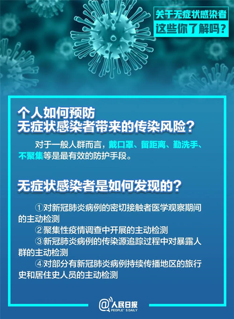 无症状感染者有传染性吗？为何不纳入确诊？这条微信说清楚了