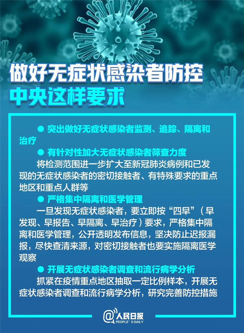 无症状感染者有传染性吗？为何不纳入确诊？这条微信说清楚了