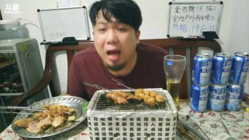 新装备迷你碳炉烤肉美滋滋 2017-09-17 21点场