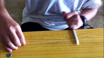 一根线，一支笔，小伙子用最简单的工具完美展示天空之城！