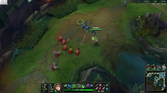 黑白锐雯,一顿操作猛如虎 2017-09-21 21点场