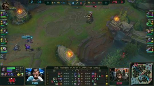 S7入围赛单边信号-C9 VS LYN 3