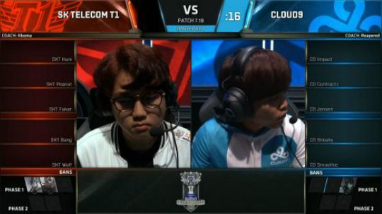 S7小组赛SKT VS C9-10.05