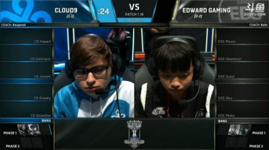 S7小组赛C9 VS EDG-10.07