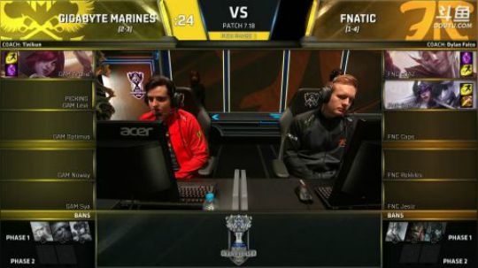 S7小组赛第二轮GAM VS FNC-10.12