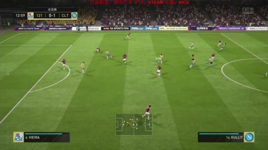 FIFA18，讲讲41212 2的进攻 2017-10-30 16点场