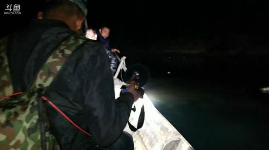 水库插鱼啦。 2017-11-03 22点场