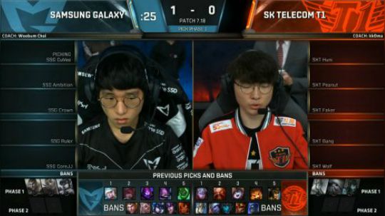 英雄联盟S7总决赛SSG VS SKT第二场