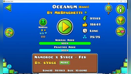 【几何冲刺 11.12 日常】oceanum ★★★