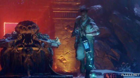PS4Pro 4K版COD12僵尸模式启示录通关1