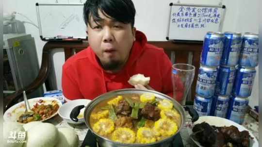在天津吃自制东北铁锅炖 2017-11-27 19点场