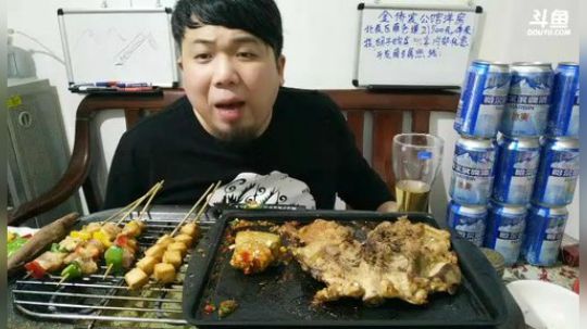 烤大鸡排，各种肉串 2017-12-01 19点场