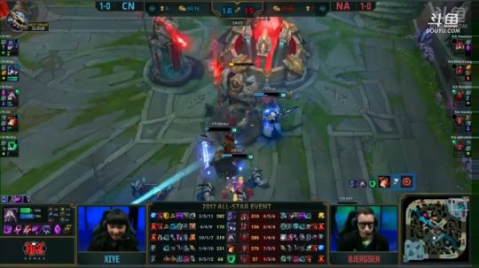 2017英雄联盟全明星 LPL VS LCS NA12.08