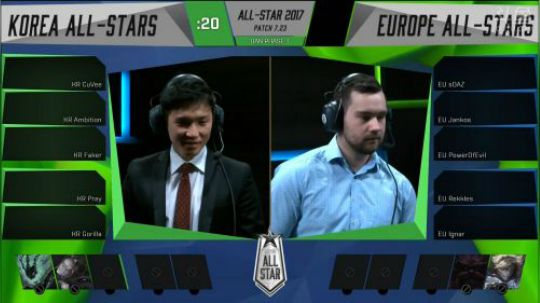 2017英雄联盟全明星 KR VS EU 12.08