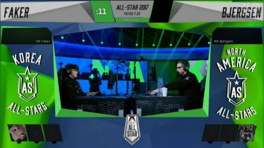 2017英雄联盟全明星SOLO Faker VS Bjer
