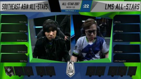 2017英雄联盟全明星 LMS VS SEA 第二场