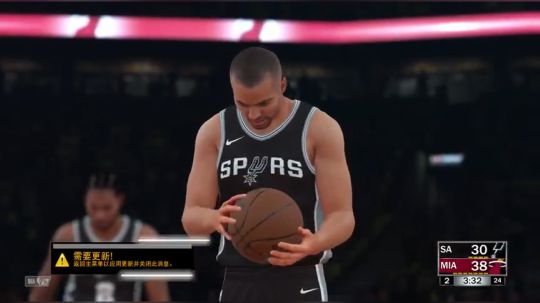 小乐：NBA2K18马刺王朝 2017-12-07 22点场