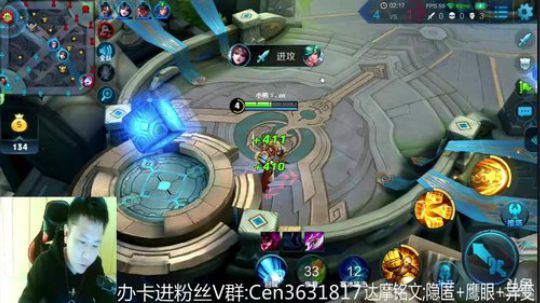国服达摩，骚操作，实力带粉!!! 2017-12-24 12点场