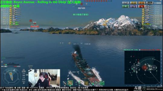 天涯 战舰世界 圣诞剩了个蛋! 2017-12-26 19点场