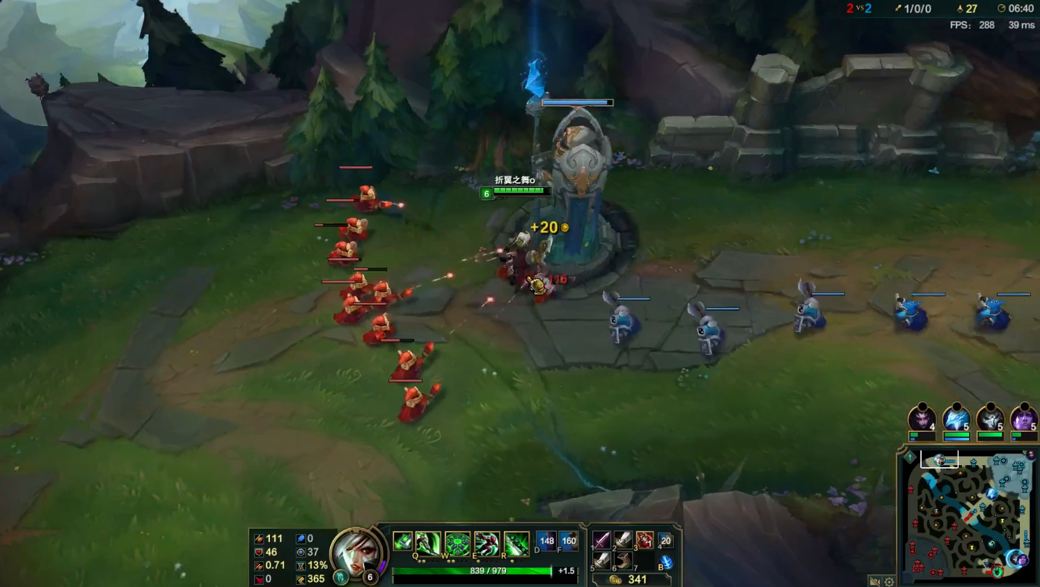 黑白爆发锐雯，上路吊打提莫！2017-02-03