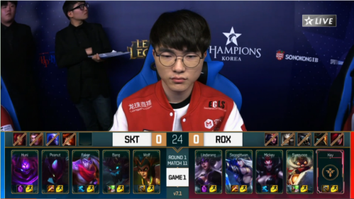SKT vs ROX 01 2017LCK春季赛 01.24