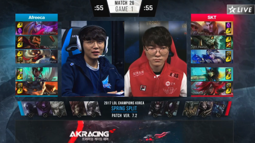 AFs vs SKT 01 2017LCK春季赛 02.09