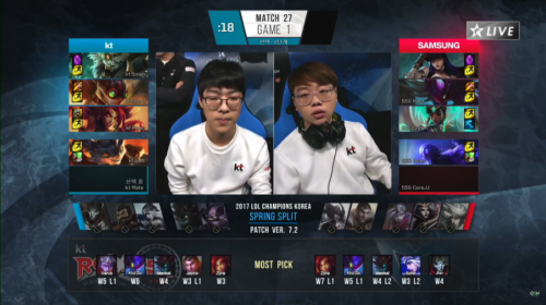 KT vs SSG 01 2017LCK春季赛 02.11