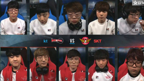 KT vs SKT 01 2017LCK春季赛 03.02