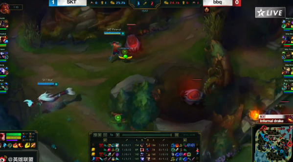 BBQ vs SKT 02 2017LCK春季赛 03.18