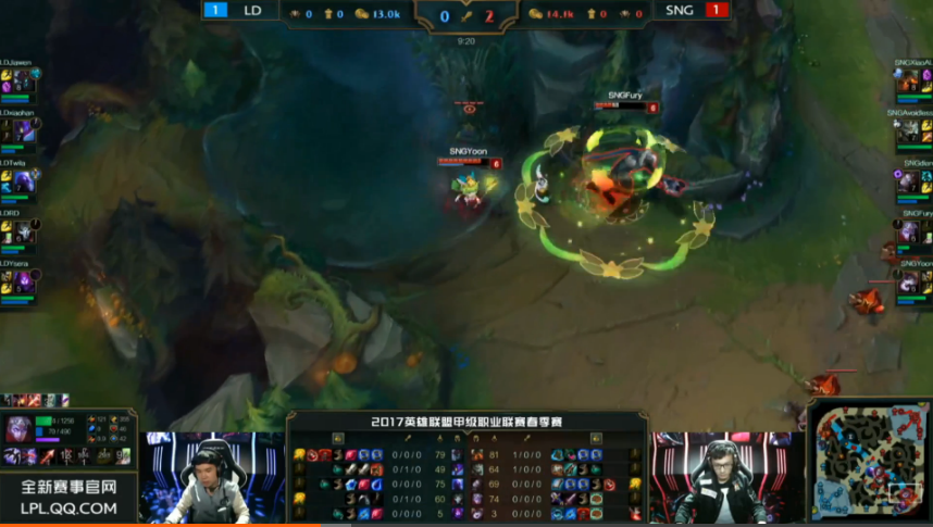 LD vs SNG 03 2017LSPL春季赛03.16