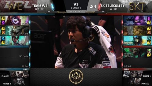 WEvsSKT 2017季中冠军赛小组赛