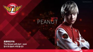 SKT直播peanut：正在直播 2017-05-23 01点场