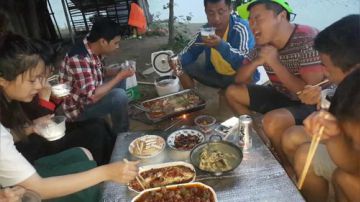 水库肥鱼与肉，风景一只独秀。 2017-05-26 18点场