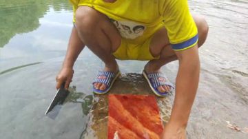 美食溪边做，友谊地久长！ 2017-05-28 16点场