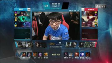 2017LCK夏季赛AFS vs MVP 06.21日 02