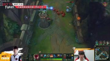 【Faker游戏视频】带着教练皮肤的眼~然后一库！.