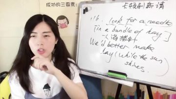 娜娜英语：常用英语，今天早点下 2017-07-20 11点场