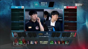 2017LCK夏季赛SSG vs BBQ 07.20日 02
