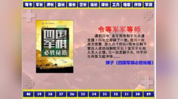 弹子讲棋之令等军军等师