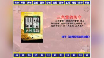 弹子讲棋之三角雷的防守