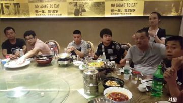 和长沙兄弟再相聚。 2017-08-07 13点场