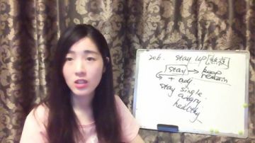 娜娜英语：地道英语第83期，元气满满 2017-08-08 09点场